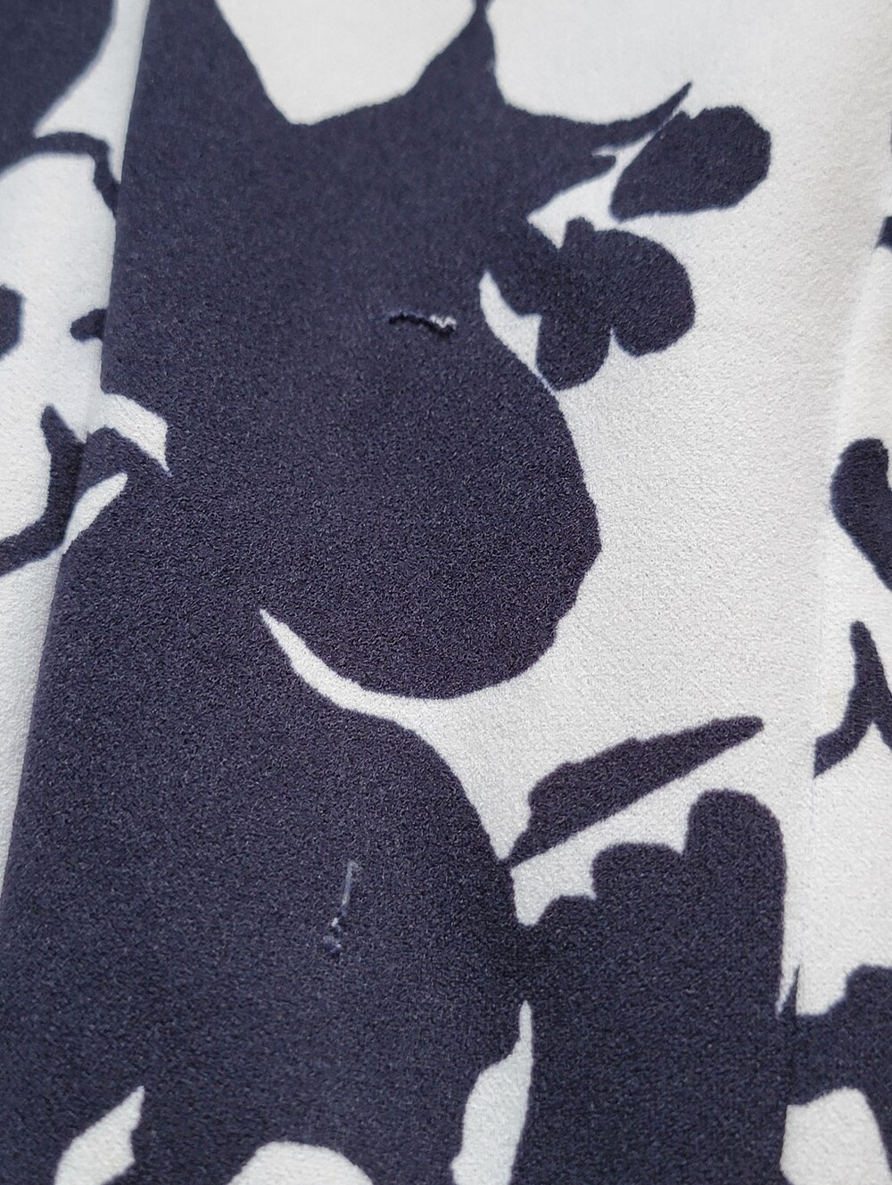 Sleeveless Studio One Navy & White Floral A-Line Dress - Picture 5 of 6